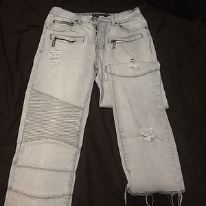 Civil Regime Dean Denim biker jeans